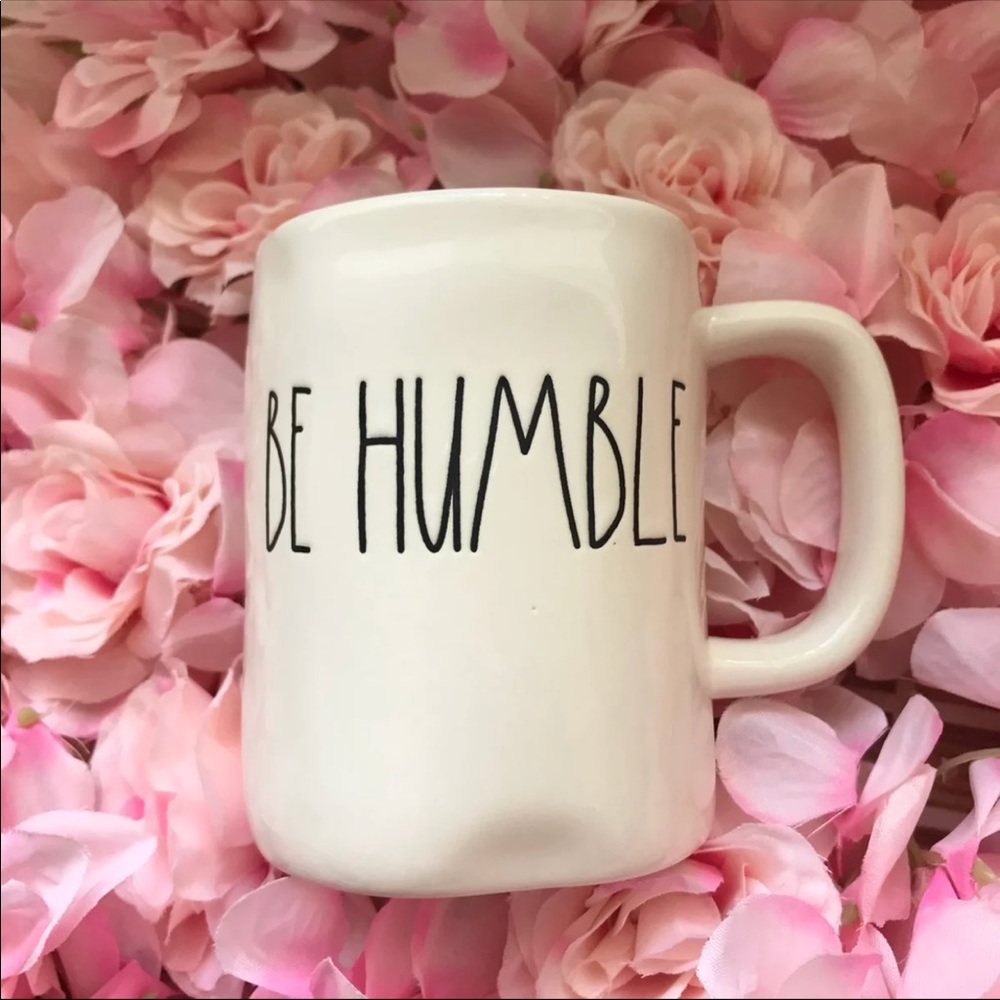 NEW Rae Dunn Be Humble Large Letter Mug LL
